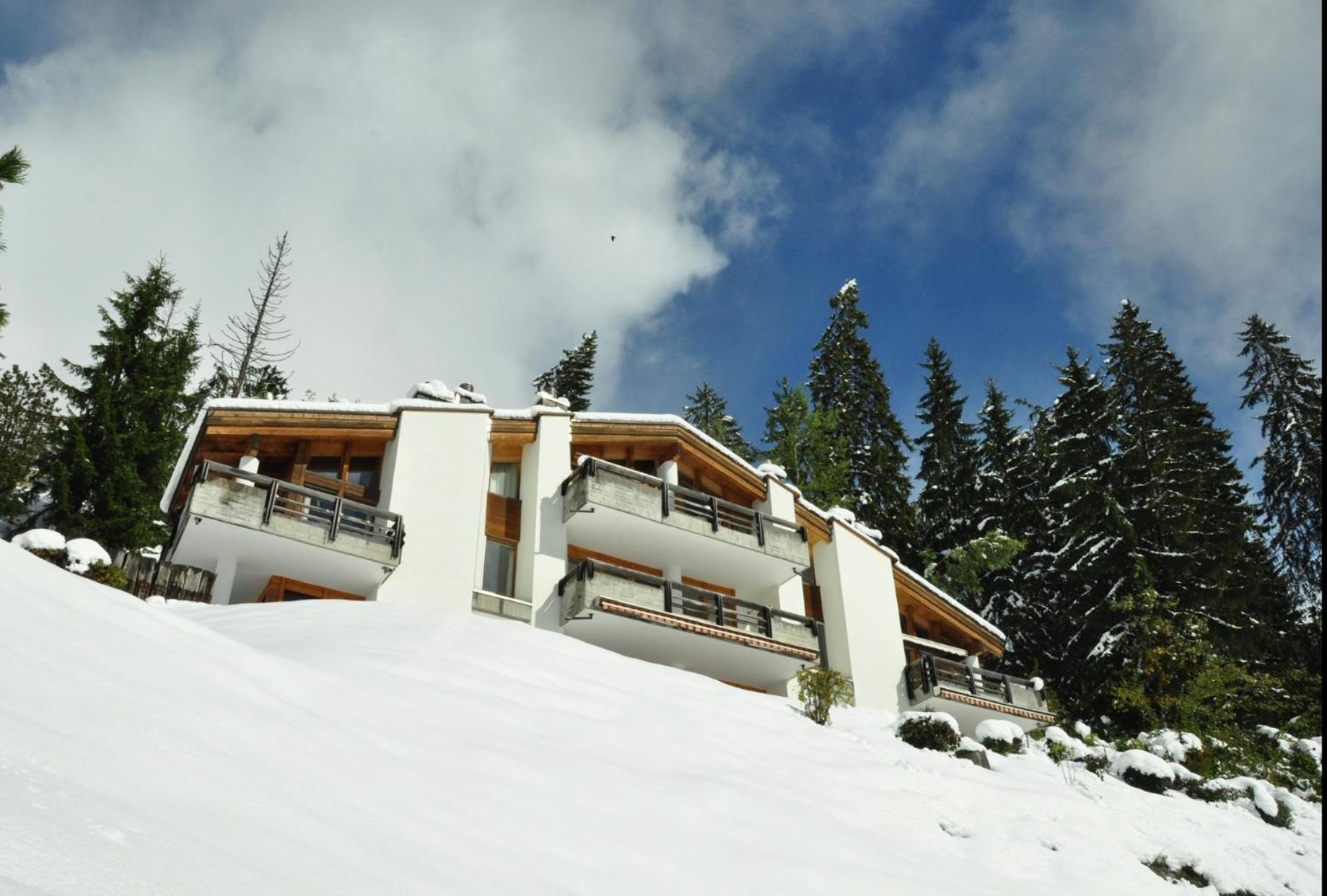 Crap Da Flem - 3.5 Zimmer Ferienwohnung Am Sonnenhang Von Flims Exterior foto